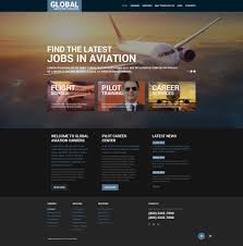 Private Airline Responsive Website Template