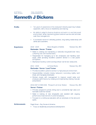 Restaurant Skills Resume   Free Resume Example And Writing Download