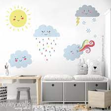 Clouds Wall Decal Weather Wall Decal