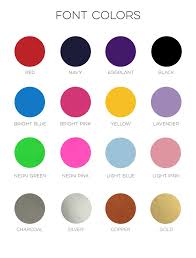 Color Chart