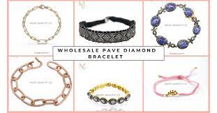 whole pave diamond bracelet