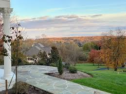 Old Crumbling Flagstone Walkway