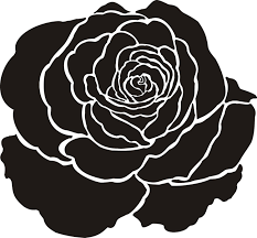 Painting Stencil Large Rose Flower