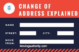 changing post office address