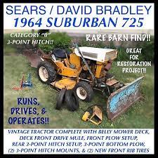 David Bradley Suburban 725 Tractor