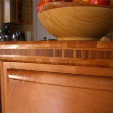 bamboo kitchen countertop and cabinet
