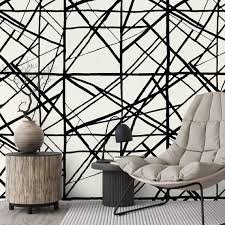 black white lines minimal wallpaper for