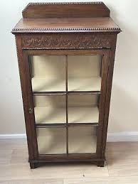Vintage Display Cabinet With Glass