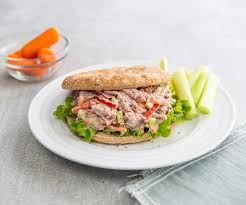 tuna or salmon salad sandwich thins