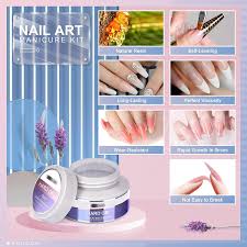 morovan builder gel nail kit 6 colors