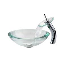Glass Vessel 16 1 2 Inch Bathroom Sink