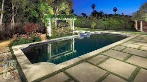 Traditional Style Pool Remodel Garden