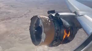 A united airlines plane suffered a fiery engine failure saturday shortly after taking off from denver for hawaii, dropping massive debris on a residential area before a safe emergency landing, officials said. Zbsu5 69gjcm1m