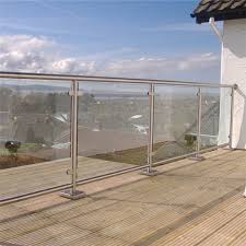 exterior tempered glass balcony terrace