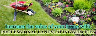 professionally landscaped home