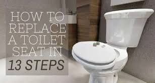 How To Remove And Replace A Toilet Seat