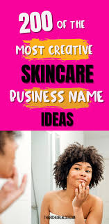 name for your skincare business