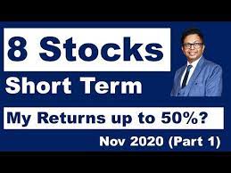 8 best short term stocks to now
