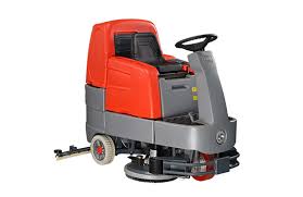 battery operated ride on scrubber drier