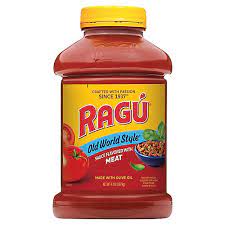 ragu old world style sauce flavored