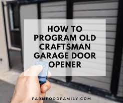 old craftsman garage door opener