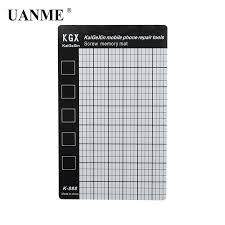 Us 1 14 28 Off Uanme 145 X 90mm 1 Piece Screw Memory Mat Thin Mini Chart Work Pad Mobile Phone Repair Tools In Hand Tool Sets From Tools On