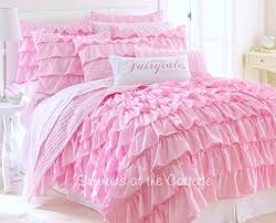 dreamy pink ruffles shabby cottage chic