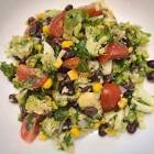 broccoli  corn and black bean salad