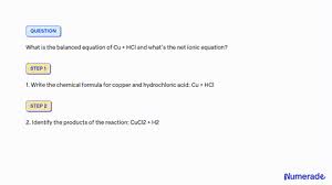 Hcl And What S The Net Ionic Equation