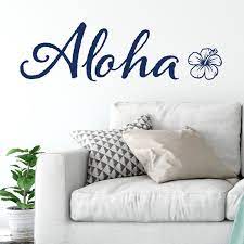 Aloha Hibiscus Flower Hawaiian Theme