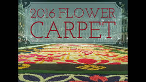 2016 brussels flower carpet you
