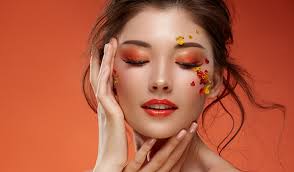 how to wear orange makeup be