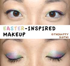 eotd easter inspired eye makeup the