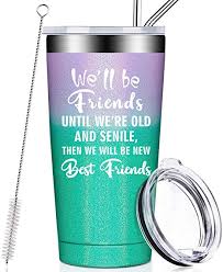 A 30th birthday is a great way to tell your very best friends how much they mean to you with an incredible birthday gift they can treasure forever. Amazon Com Friendship Gifts For Women Men Best Friend Bff 30th 40th 50th 60th 70th 80th Birthday Stainless Steel Wine Tumbler Cup With Lid And Straw Tumblers Water Glasses
