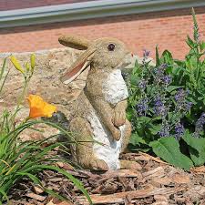 Bunny Standing Garden Rabbit Statue
