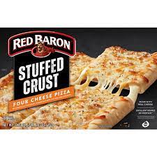 red baron stuffed crust four cheese pizza