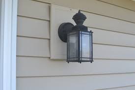 replacing an outdoor light fixture