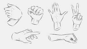How to draw a hand the simple way. How To Draw Anime Hands Poses Fists More