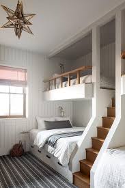 Cottage Style Boys Bunk Room With