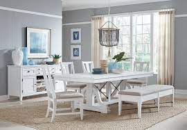 magnussen heron cove white dining table