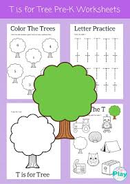 letter t worksheets for pre kids