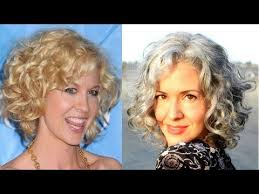 Many women considering medium length naturally curly hairstyles think that they are limited to only having long hair below their shoulders, but it just isn't true. Curly Hairstyles And Haircuts For Older Women Over 40 Older Women Hairstyles 2017 2018 Youtube
