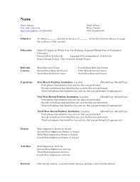     Professional MS Word Resume Templates   With Simple Designs