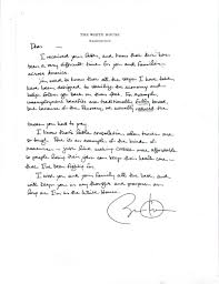 i am writing you this letter in concern for the economy my family the president s response