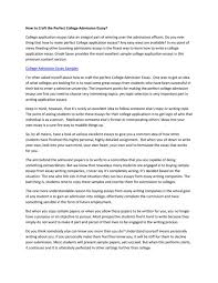 College Application Essay Examples Pdf Bestletters Co Sample