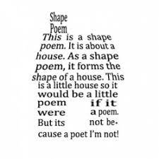 concrete shape poem eett making