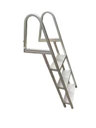 aluminum angled dock ladder