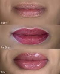 lip blushing tattoo