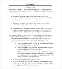 Project Plan Template Doc Free Project Planning Template Management