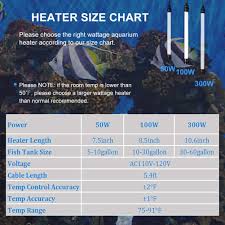 Hygger Submersible Fish Tank Heater Compact Reliable